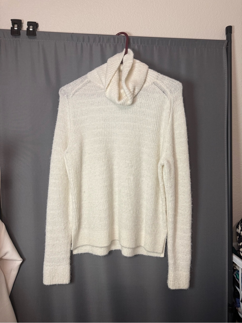 Banana Republic Factory Cream Cowl Neck Sweater